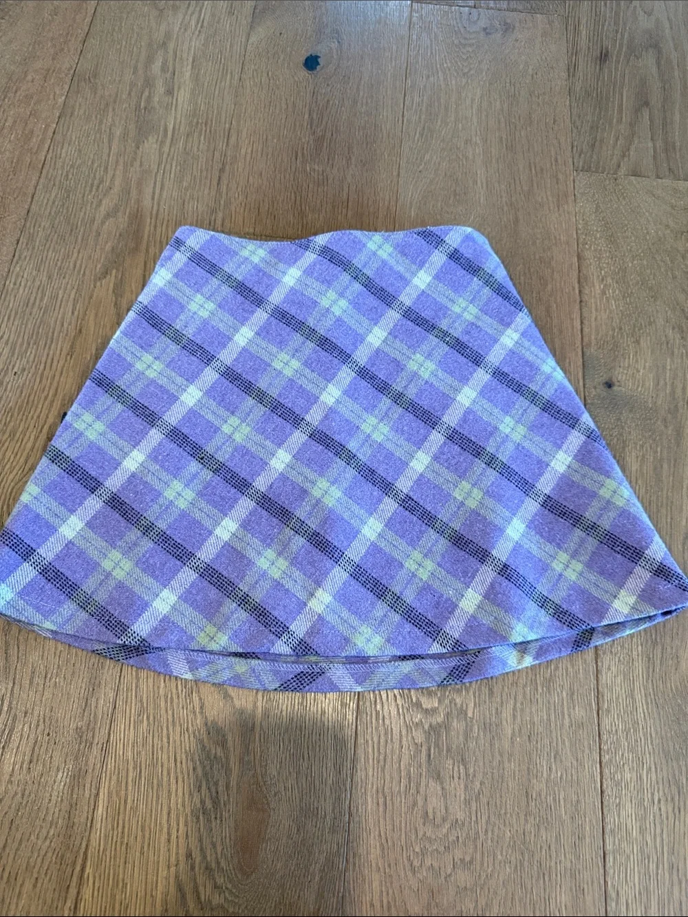 Vintage Talbots Kids Plaid Wool Skirt - 6